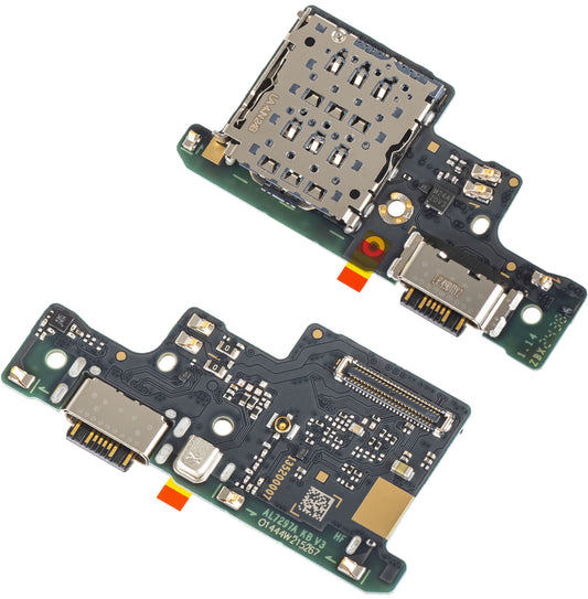 Latausliitinlevy - Mikrofoni - SIM-lukijamoduuli Xiaomi Redmi Note 14 4G, Service Pack 5600020000700