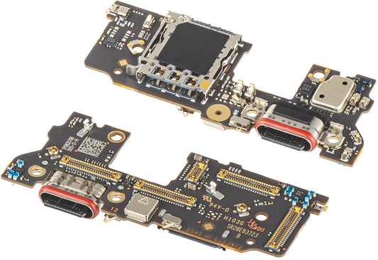 Latausliitinlevy - Mikrofoni - SIM-lukijamoduuli Motorola Edge 70 Ultra / Signature, Service Pack 5B28C31906
