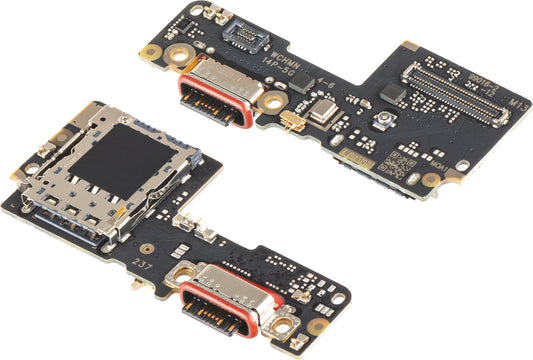 Charging Connector Board - Microphone - SIM Reader Module Xiaomi Poco X7