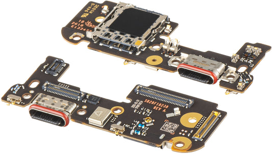 Latausliitinlevy - Mikrofoni - SIM-kortinlukijamoduuli Motorola Edge 70 Max, Service Pack 5B28C33273