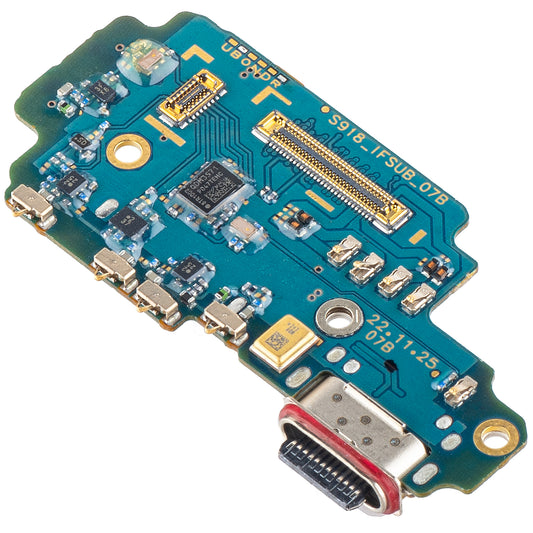 Charging Connector Board - Microphone - SIM Reader Module Samsung Galaxy S23 Ultra S918