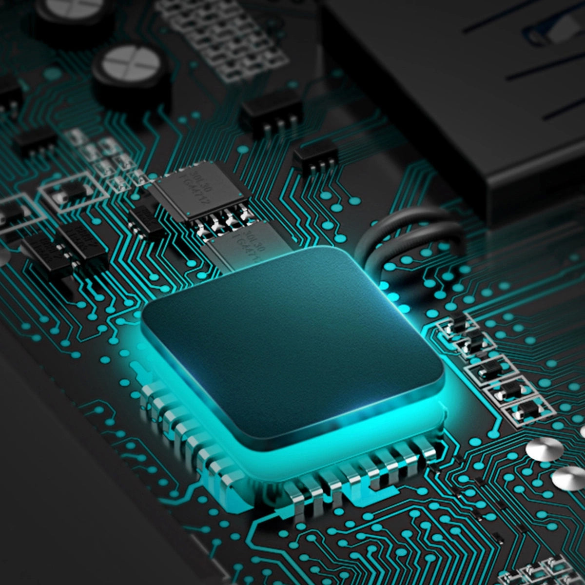 Baseus Lite -verkkokortti, RJ45, USB, Musta WKQX000001