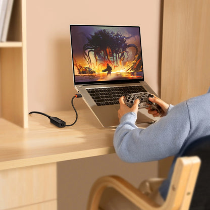 Baseus Lite -verkkokortti, RJ45, USB, Musta WKQX000001