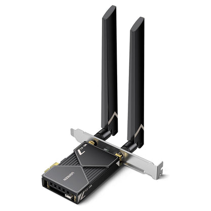 UGREEN BE6500 -verkkokortti (55204), 1 x PCIe, musta