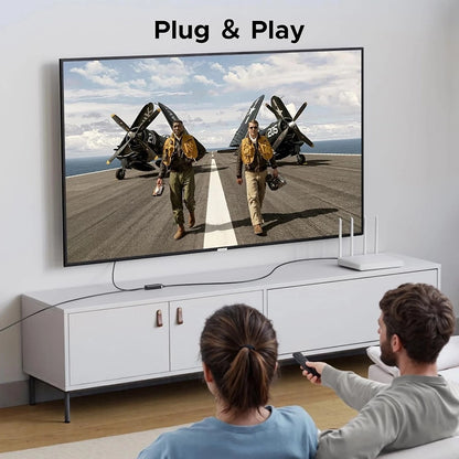 UGREEN CR110 (75535) -verkkokortti, RJ45, USB / USB-C, Musta