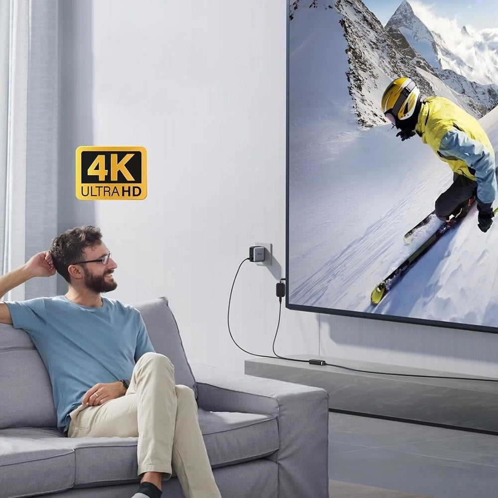 UGREEN CR110 (75535) -verkkokortti, RJ45, USB / USB-C, Musta