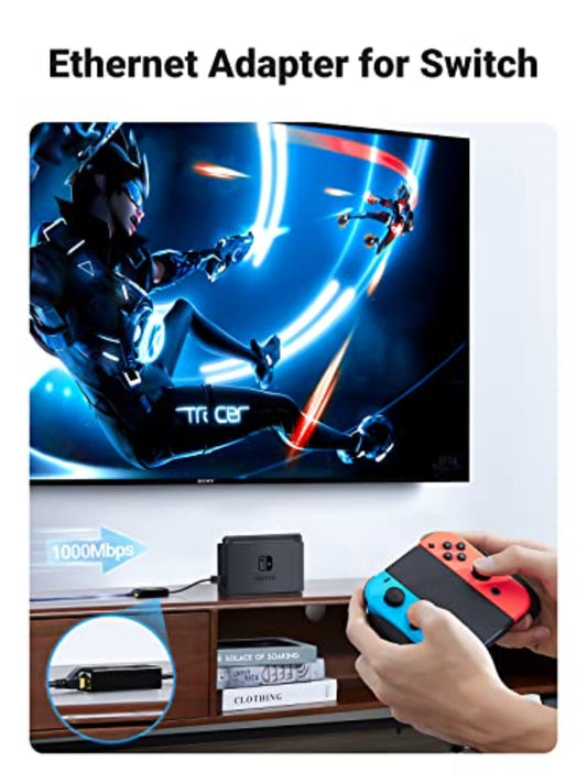 UGREEN CR111 -verkkokortti, RJ45, USB 3.0, Valkoinen