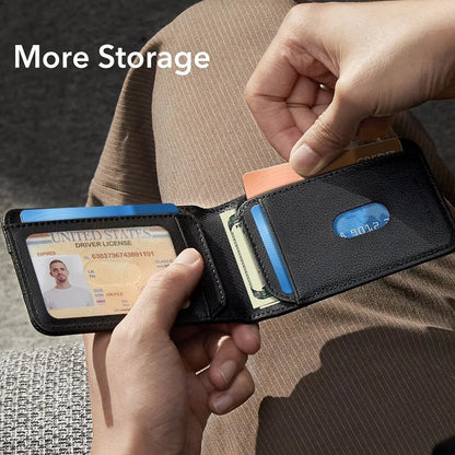 ESR Classic Geo -lompakko, jossa Find My -toiminto ja RFID-suojaus, Musta