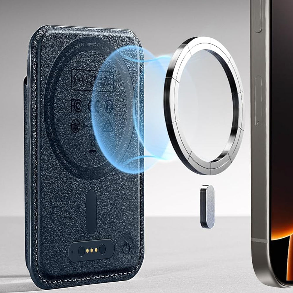 Magsafe-lompakko, ESR, Classic Geo, Tummansininen