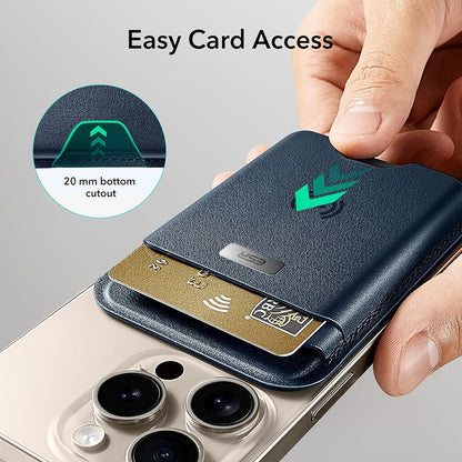 Magsafe-lompakko, ESR, Classic Geo, Tummansininen