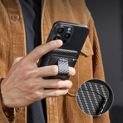 Magsafe Wallet, ESR, Find my Wallet Carbon, Black