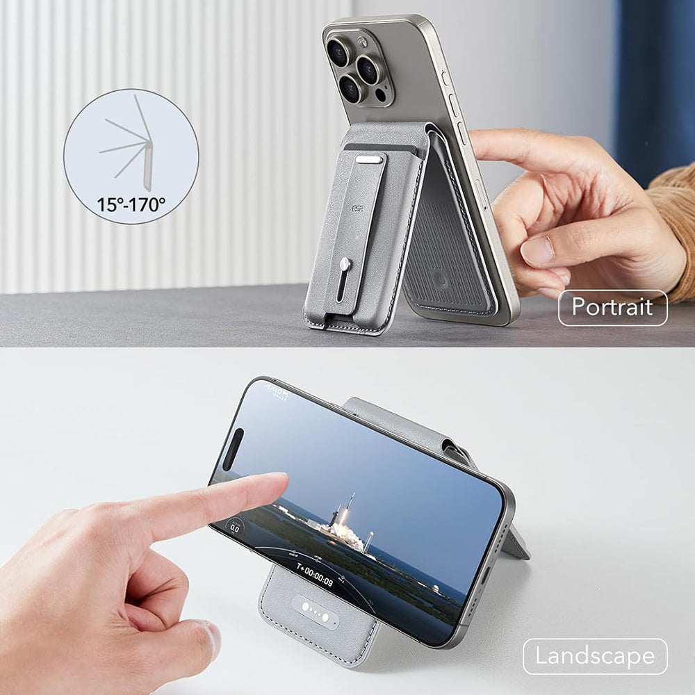 Magsafe-lompakko, ESR, Findy my Wallet, Harmaa