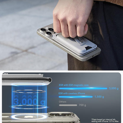 Magsafe-lompakko, ESR, Findy my Wallet, Harmaa