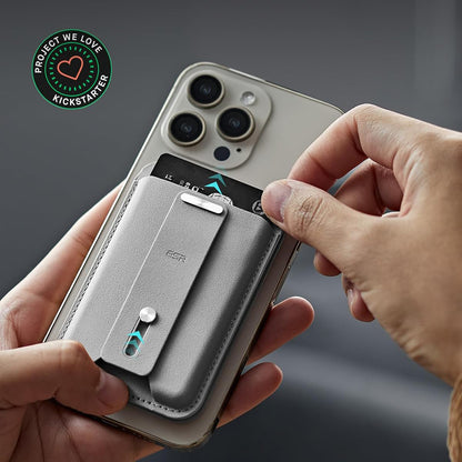 Magsafe-lompakko, ESR, Findy my Wallet, Harmaa