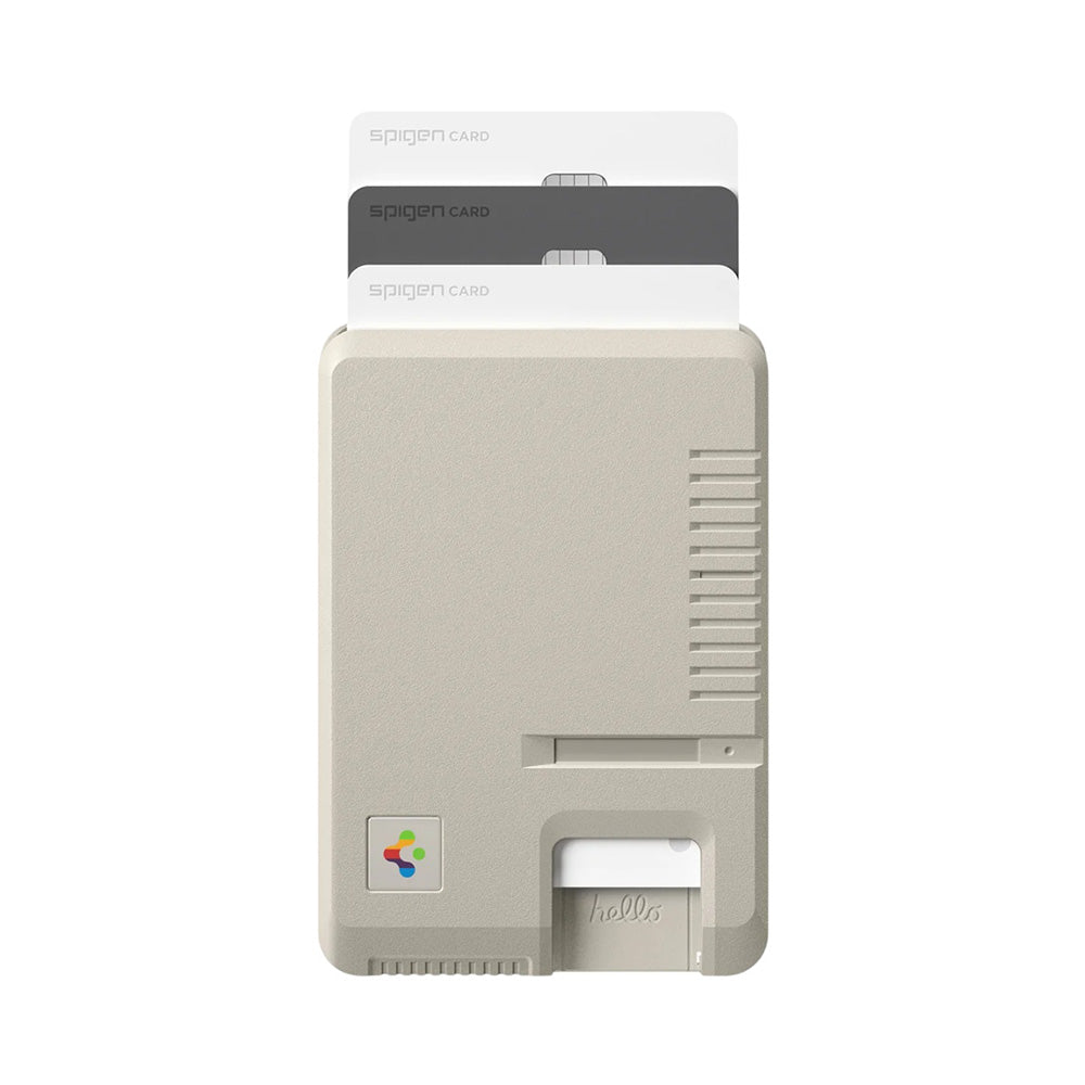 MagSafe-lompakko, Spigen, Classic LS, Beige AFA10949