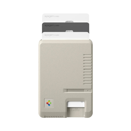 MagSafe-lompakko, Spigen, Classic LS, Beige AFA10949