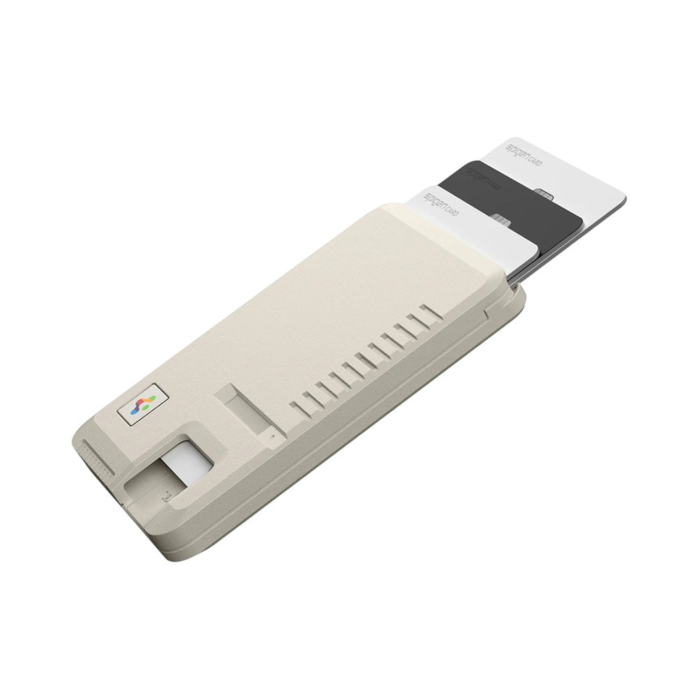 MagSafe-lompakko, Spigen, Classic LS, Beige AFA10949