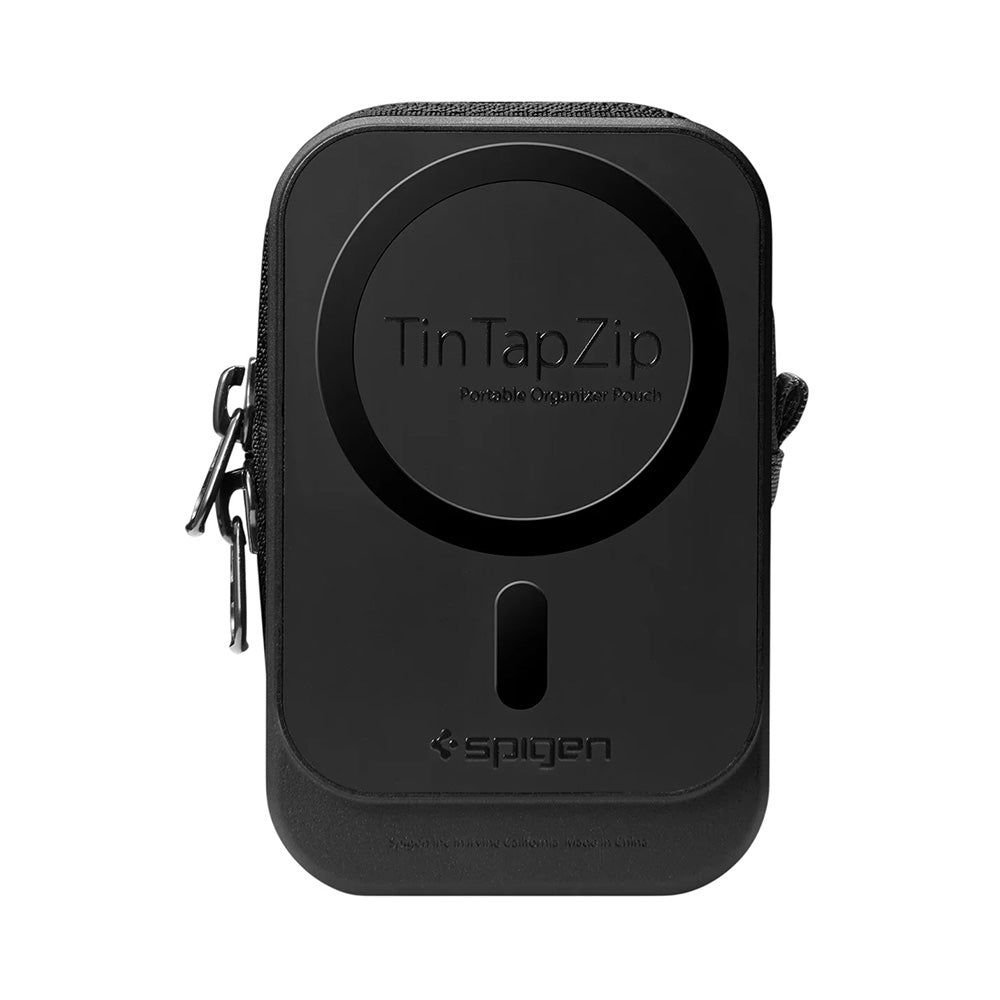 MagSafe-lompakko, Spigen, TinTap ZIP MagFit 2, Musta AFA11564