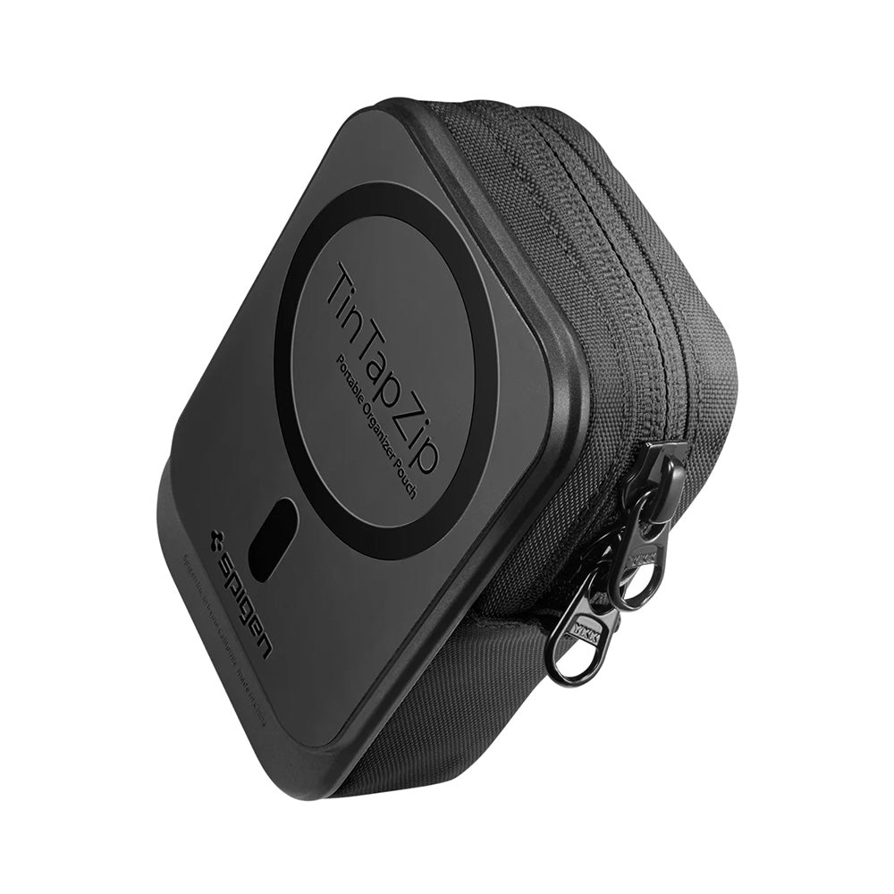 MagSafe-lompakko, Spigen, TinTap ZIP MagFit 2, Musta AFA11564