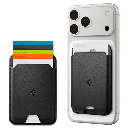 MagSafe-lompakko, Spigen, Valentinus MagFit, Musta AFA11337