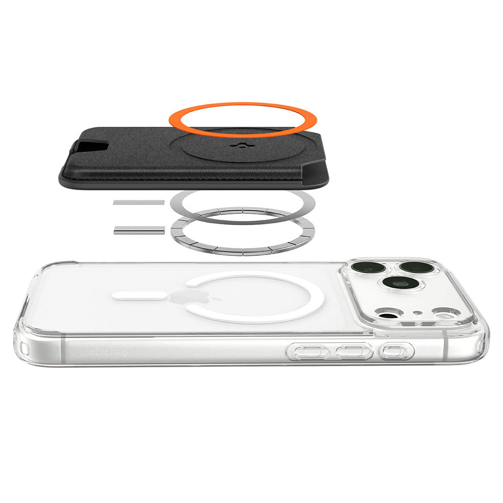 MagSafe-lompakko, Spigen, Valentinus MagFit+, Musta AFA11336