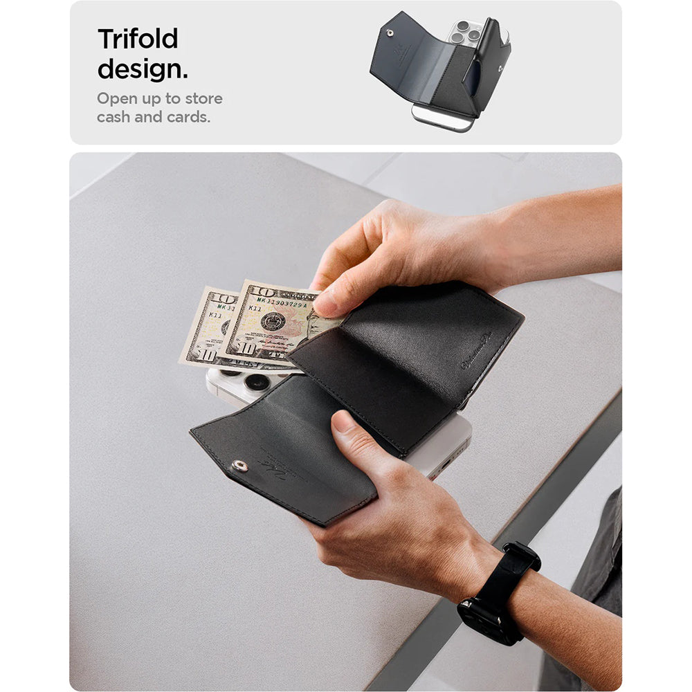 Magsafe-lompakko, Spigen, Valentinus Pro, Musta