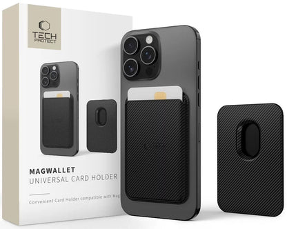 MagSafe-lompakko, Tech-Protect, Magwallet Carbon, Musta