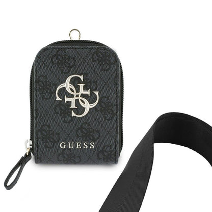 Lompakko ja Puhelinnyöri Guess 4G Metal Logo, Musta
