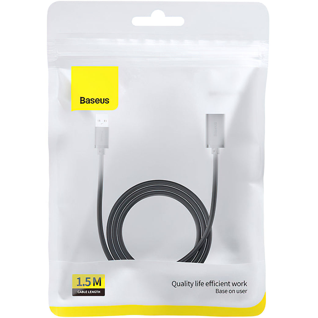 USB 3.0 -jatkokaapeli Baseus AirJoy Series, 1.5m, Musta B00631103111-02