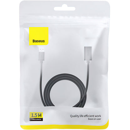 USB 3.0 -jatkokaapeli Baseus AirJoy Series, 1.5m, Musta B00631103111-02