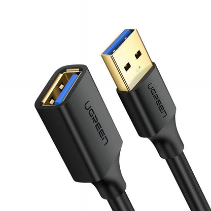 UGREEN US129 USB 3.0 -jatkokaapeli, 2m, Musta