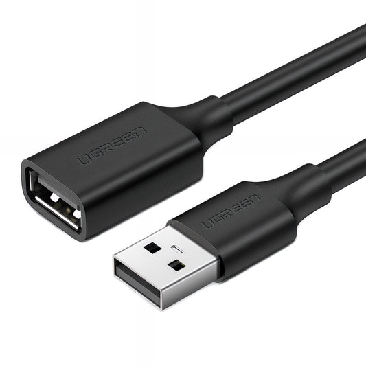 USB-jatkojohto UGREEN US103, 3m, Musta