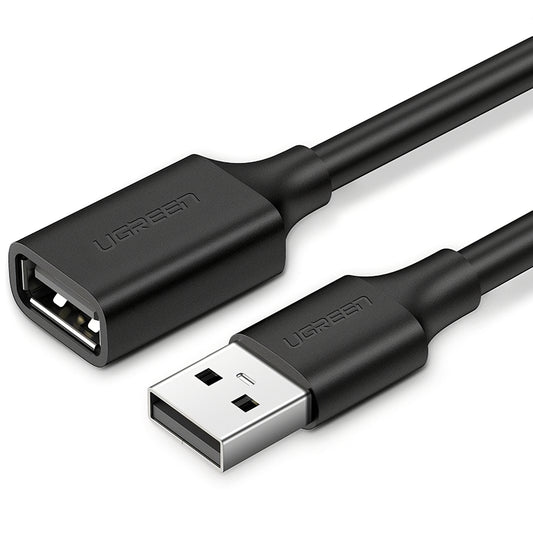 USB-jatkojohto UGREEN US103, 5m, Musta
