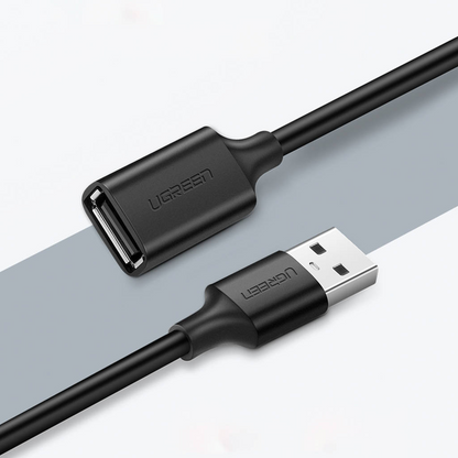 USB-jatkojohto UGREEN US103, 3m, Musta