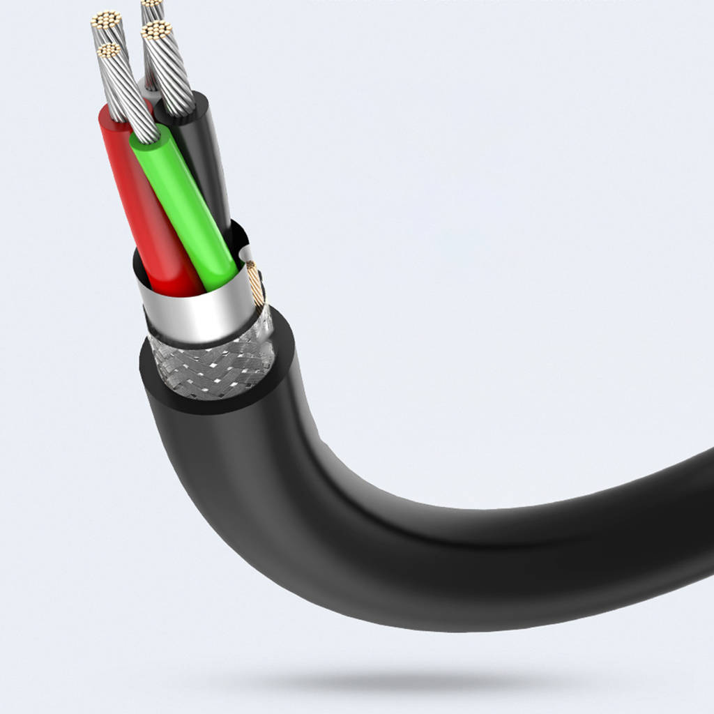USB-jatkojohto UGREEN US103, 3m, Musta
