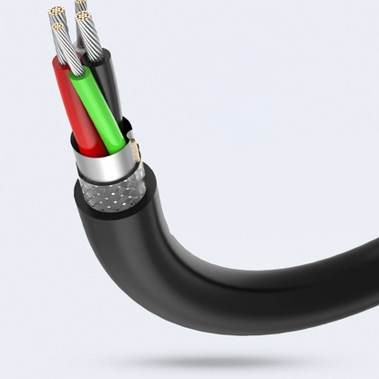 USB-jatkojohto UGREEN US103, 3m, Musta