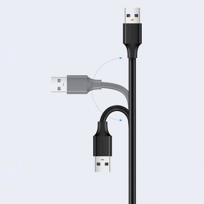 USB-jatkojohto UGREEN US103, 3m, Musta