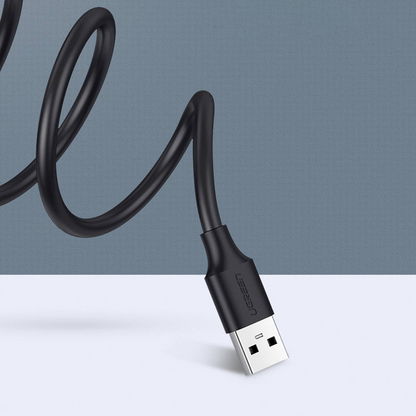 USB-jatkojohto UGREEN US103, 3m, Musta