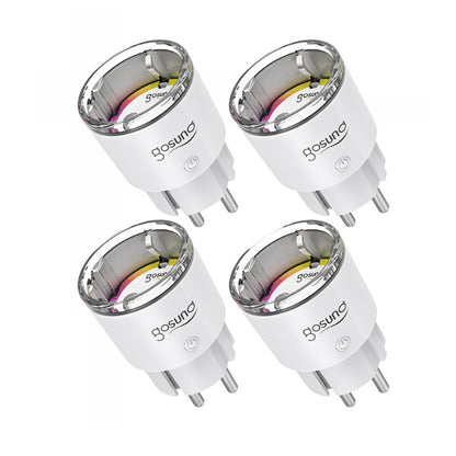 Gosund Smart EP2 Socket, Wi-Fi, Set of 4 pieces