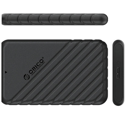 Orico 25PW1-U3-kotelo HDD/SSD SATA 2,5 tuumaa varten, microUSB 3.0, Musta