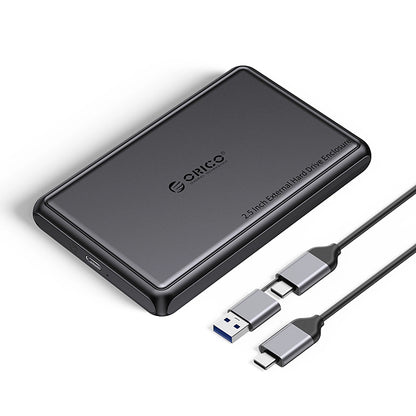 Orico DDL25-C3-kotelo HDD/SSD SATA 2,5 tuumaa, USB-C, Musta