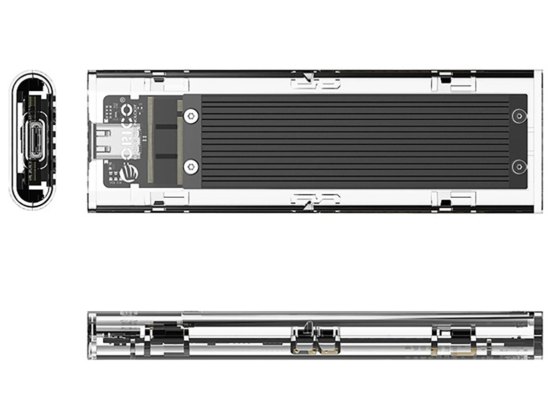 Orico TCM2-C3-kotelo M.2 NVMe SSD:lle, Musta