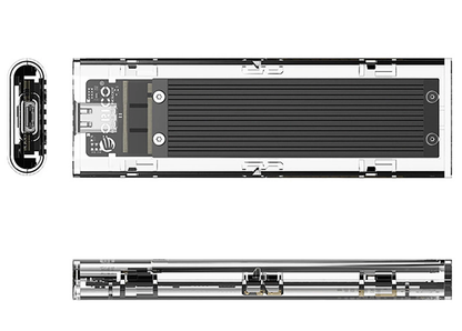 Orico TCM2-C3-kotelo M.2 NVMe SSD:lle, Musta