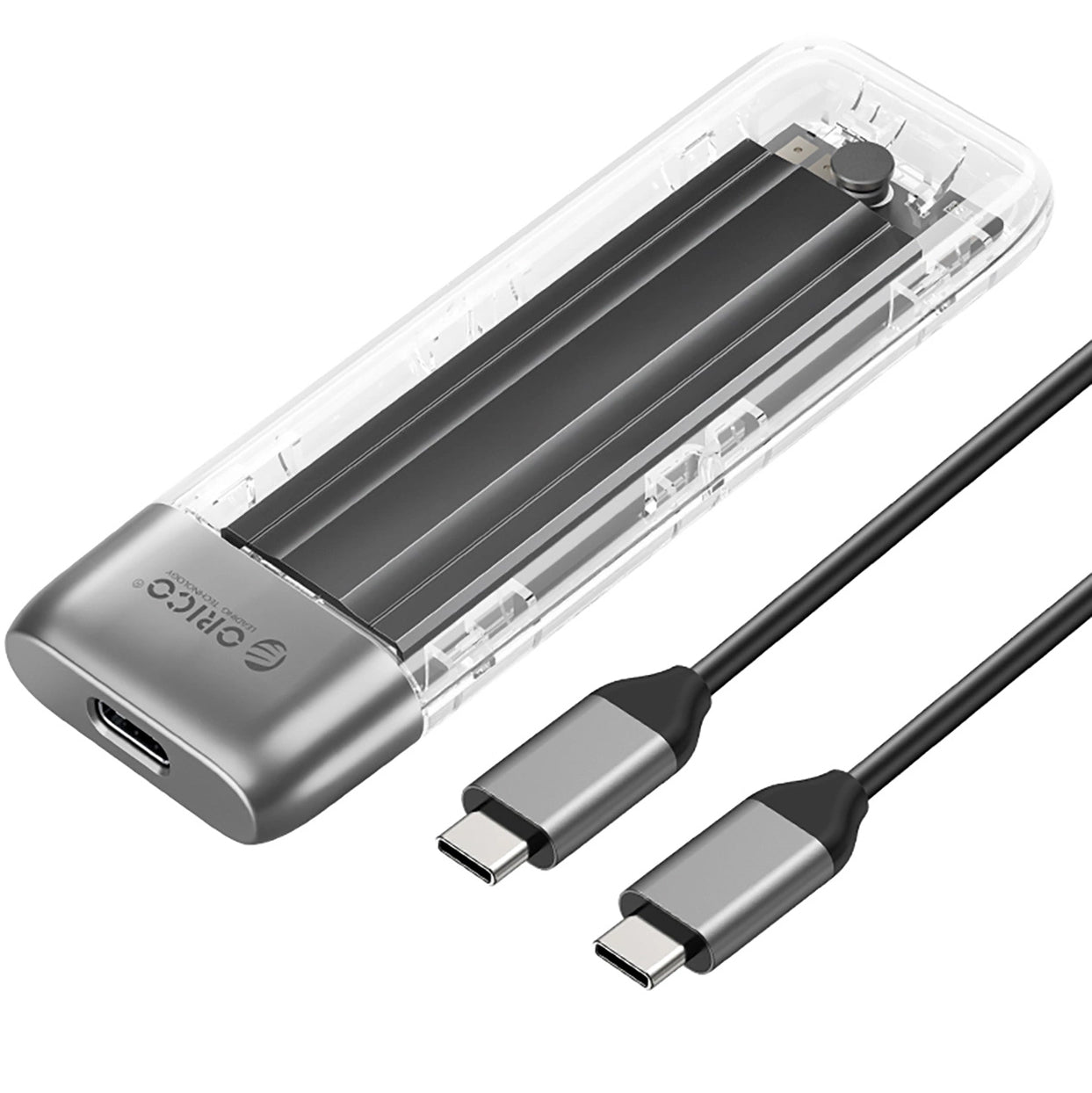Orico TXM2-C3 -kotelo SSD M.2 NVMe:lle, harmaa