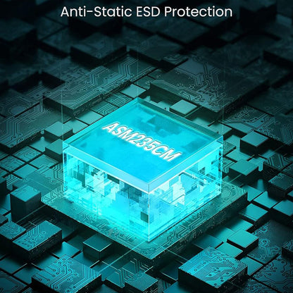 Rack UGREEN CM300 (70499) HDD / SSD SATA 2.5 tuumaa, USB-C, Harmaa