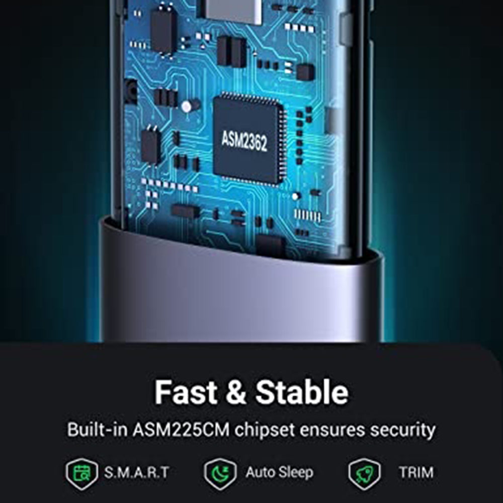 UGREEN CM400 (10902) -teline SSD M.2 NVMe:lle, Harmaa