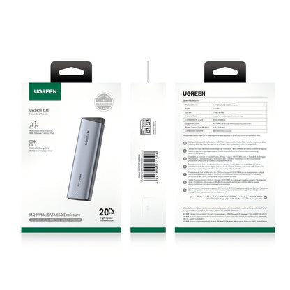 UGREEN CM767 (55150) -teline M.2 NVMe SSD:lle, Harmaa