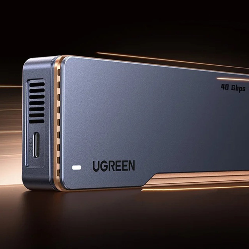 UGREEN D703 (65727) -teline SSD M.2 NVMe:lle, Musta