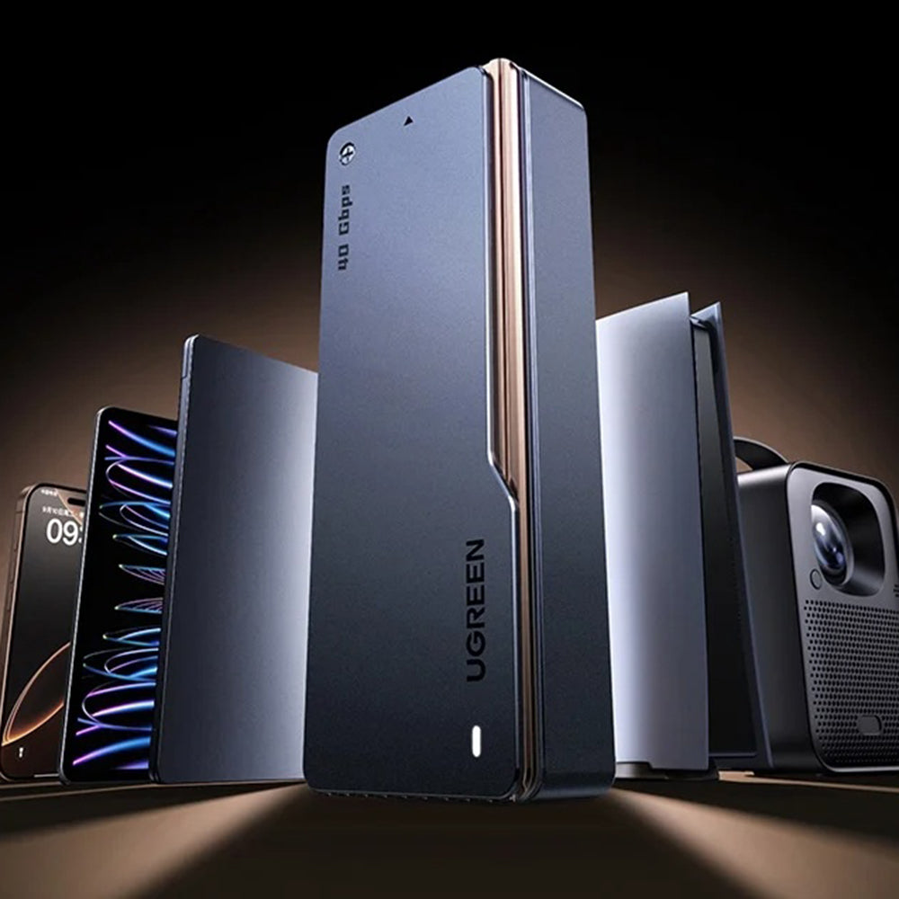 UGREEN D703 (65727) -teline SSD M.2 NVMe:lle, Musta