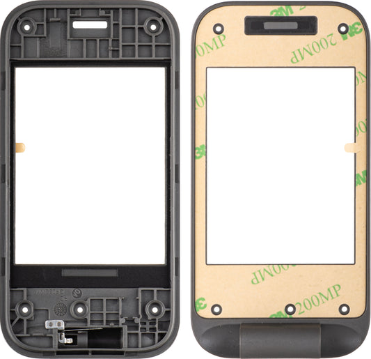 B Shell Cover For HMD 2660 Flip, Musta